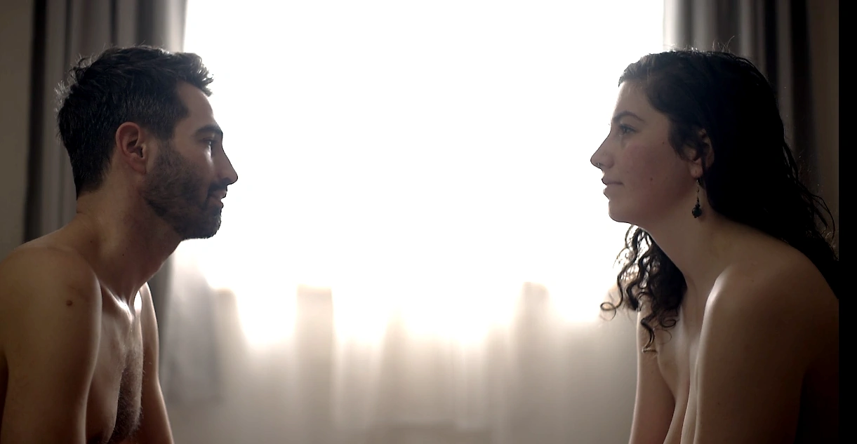 Man and woman looking at each other – intimacy and connection